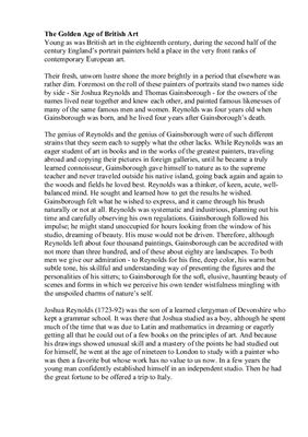 The Golden Age of British Art