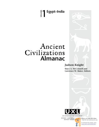 Ancient Civilizations Almanac (In 2 volumes)
