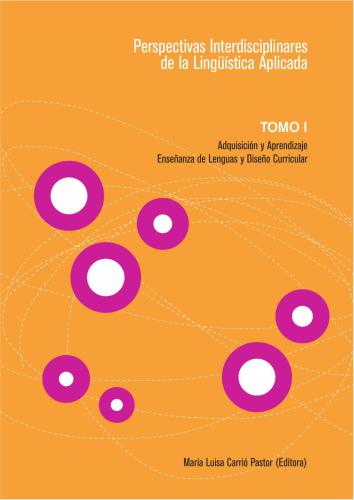 Perspectivas interdisciplinares de la lingüística aplicada. Volume 1