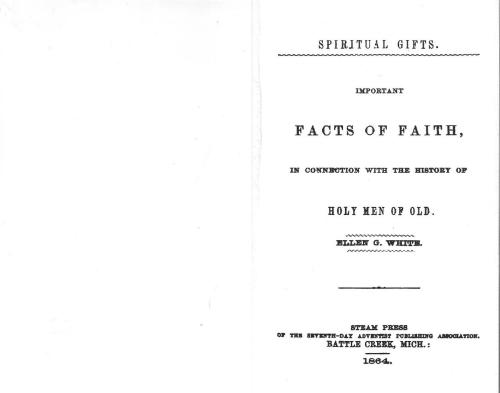 Important Facts of Faith. Spiritual Gifts, Vol. 3. 1864
