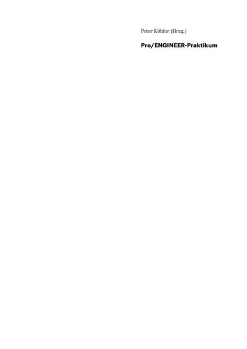 Pro/Engineer-Praktikum