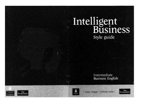 Intelligent Business Intermediate Style Guide