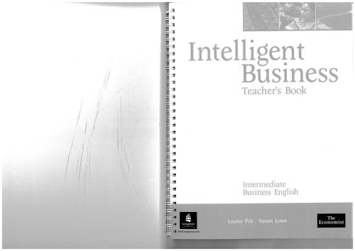 Intelligent Business Intermediate Teacher's Book