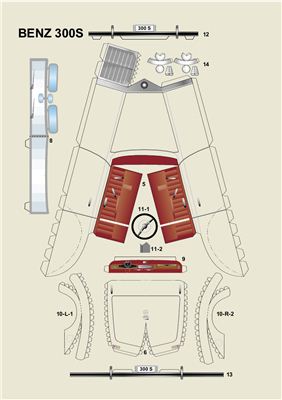 Автомобиль Mercedes-Benz 300S (1955)