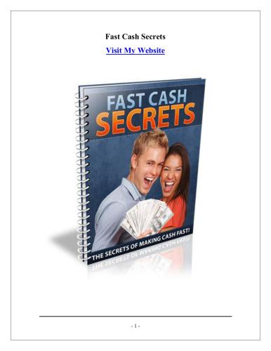 Fast Cash Secrets