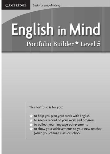 English in Mind 5. Portfolio Builder