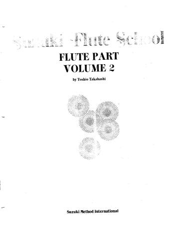 Suzuki Flute School Vol 2. Ноты для флейты