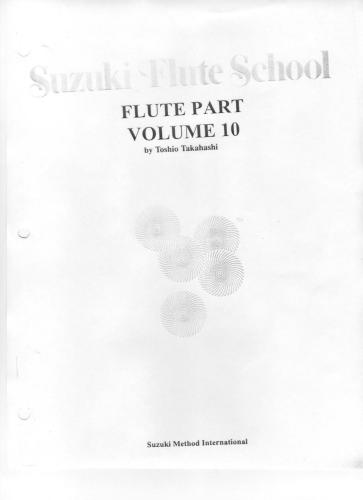 Suzuki Flute School Vol 10. Ноты для флейты