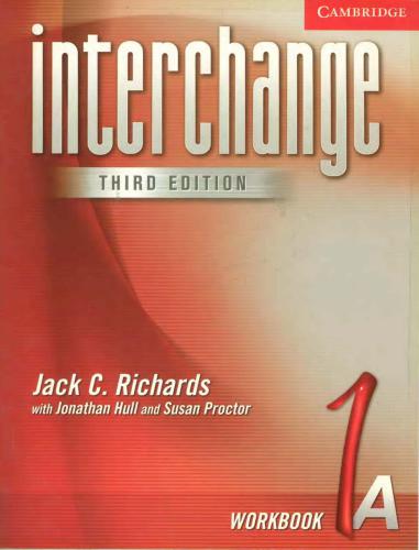Interchange. Third edition (Workbook) 1A