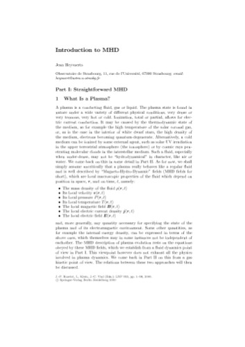 Transport and Energy Conversion in the Heliosphere: Lectures Given at the CNRS Summer School on Solar Astrophysics, Oleron, France, 25–29 May 1998