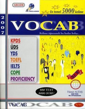Argor-Vocab-KPDS / UDS / YDS / TOEFL / IELTS / КОПЕ / Знание - основные 5000 слов by TÜMER ALTAŞ