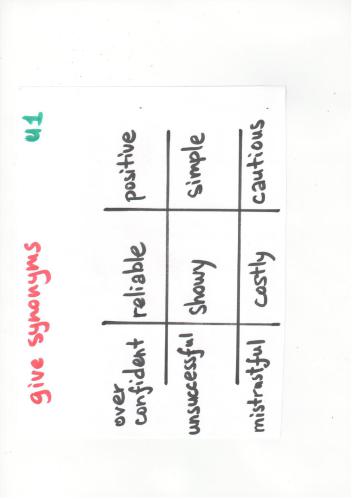Noughts and Crosses Game for Business Result Upper-Intermediate