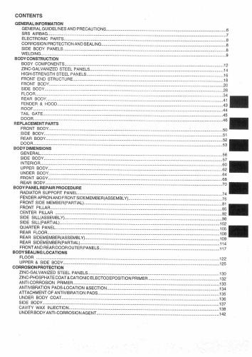 Hyundai Matrix Body Repair Manual
