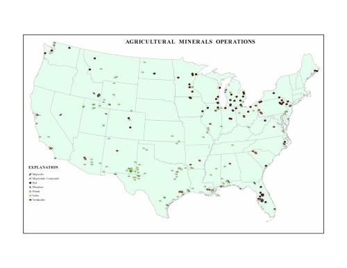 Mine and Mineral Processing Plant Locations