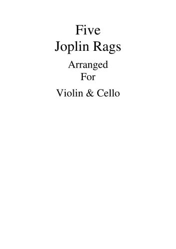 Five Joplin Rags