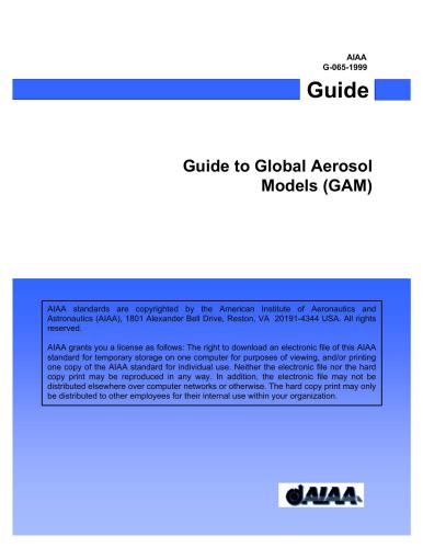 American Standard. Guide to Global Aerosol Models