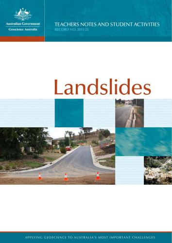 Landslides: Teacher Notes and Student Activities