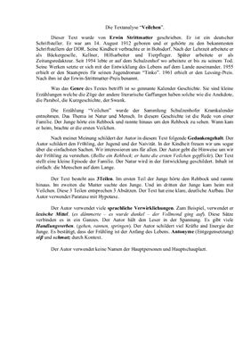 Die Textanalyse для 4 курса