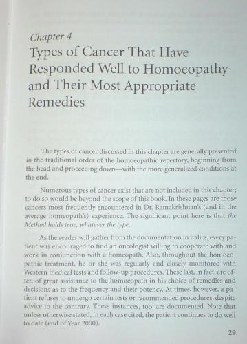 A Homoeopathic Approach to Cancer. part2