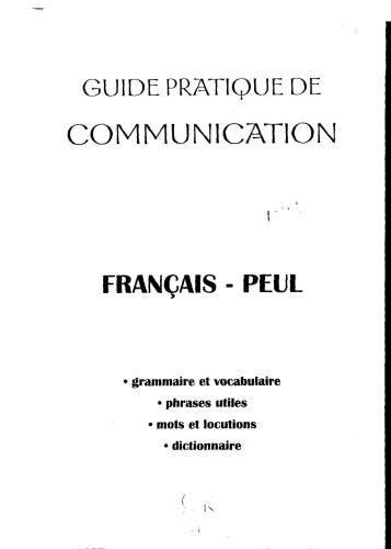Guide pratique de communication français-peul