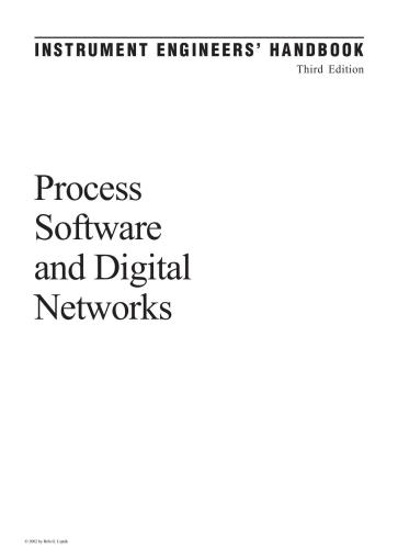 Process Software and Digital Network. Instrument engineers’ handbook