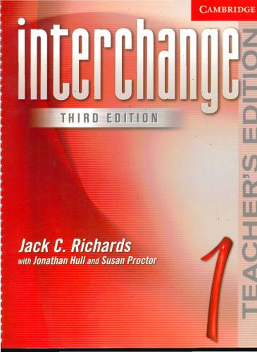 Interchange 1. 3rd Edition. Teacher´s Book