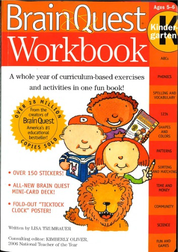 Brain Quest Kindergarten Workbook
