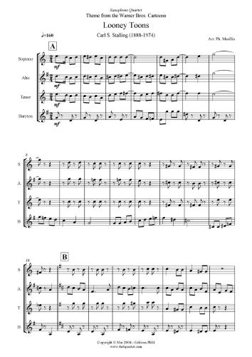 Looney Toons - Sax Quartet