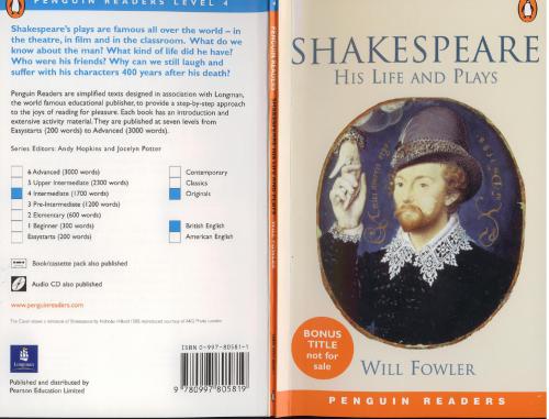 Shakespeare: His Life and Plays (level 4)