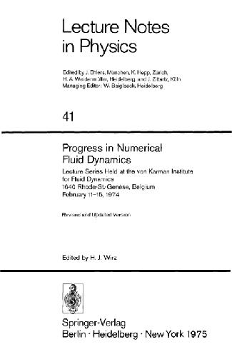 Progress in Numerical Fluid Dynamics