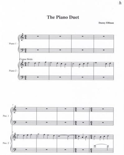 Piano duet from Warner Bros. Pictures Corpse Bride