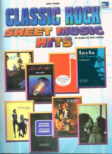 Coates Dan - Сlassic rock sheet music hits solo