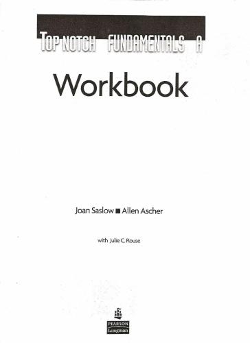 Top Notch Fundamentals, Workbook