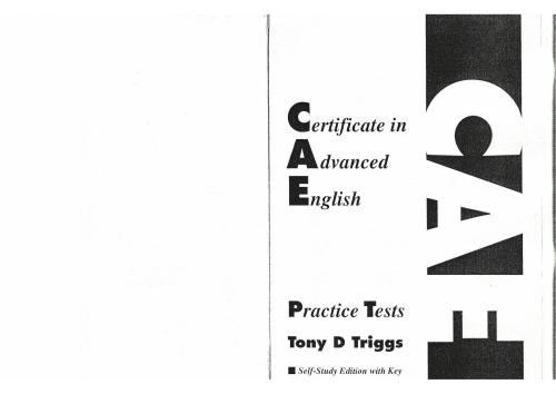 CAE Practice Tests