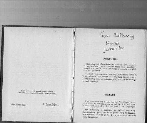 Słownik Angielsko-Polski/Polsko-Angielski / English-Polish/Polish-English Dictionary