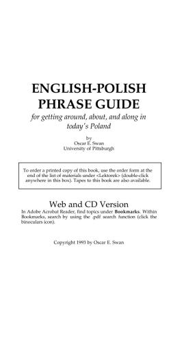 English-Polish Phrase Guide