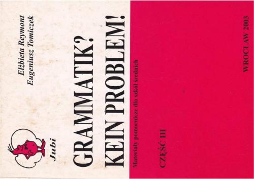 Grammatik Kein Problem! Część 3
