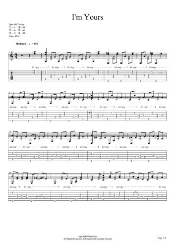 Jason Mraz - I'm Yours (Sungha Jung)