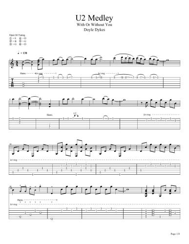 U2 - With or Without You (Sungha Jung)