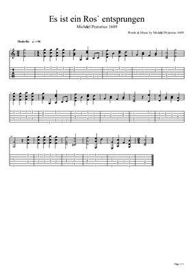 Es ist ein Ros`entsprungen