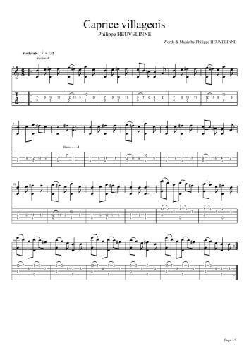 Heuvelinne Philippe - Caprice villageois