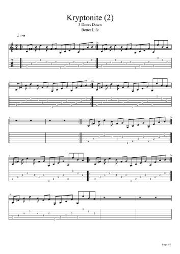 3 Doors Down - Kryptonite