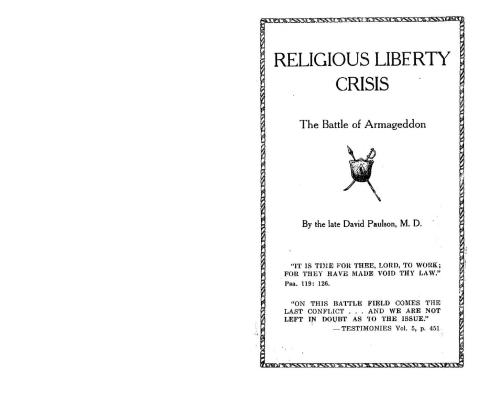 Religion Liberty Crisis: The Battle of Armageddon