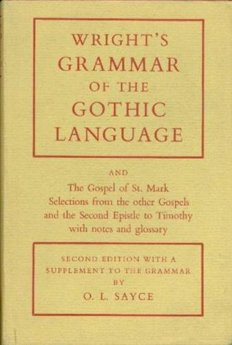Grammar of the Gothic Language