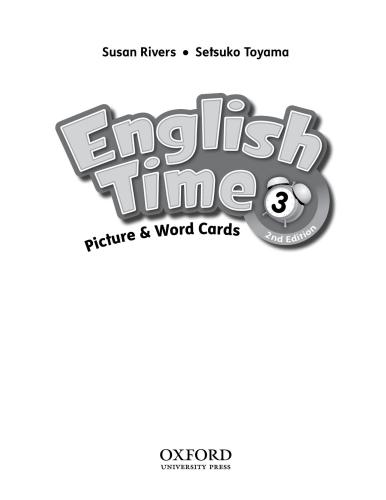 English Time 3. Picture and Word Cards