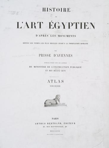 L'Art Egyptien. Tome 1. Architecture