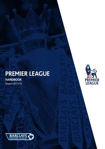 Premier League handbook Season 2011/12