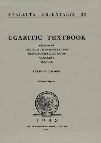 Ugaritic Textbook Grammar (Demo)