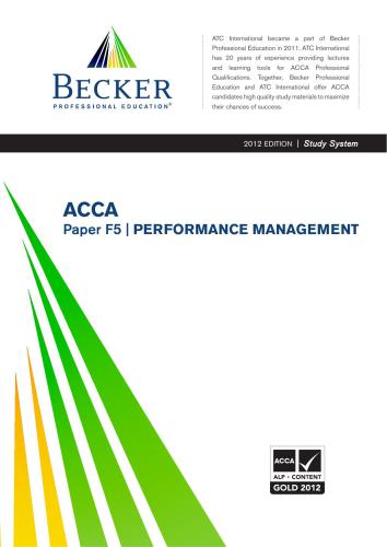 ACCA F5 ATC Study text June 2012