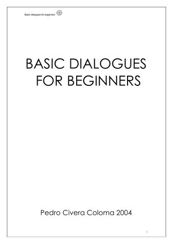 Basic Dialogues for Beginners